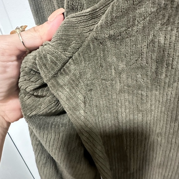 Aerie Groove-On Rib Velour Flare Pant Size XS NWOT - Picture 3 of 5
